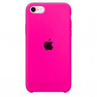 Чехол (copy) Silicone Case на Iphone SE 2020 Barbie pink blackapple